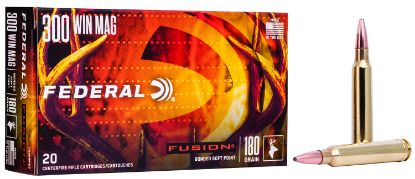 Picture of Federal F300wfs3 Fusion 300 Win Mag 180 Gr Fusion Soft Point 20 Per Box/ 10 Case 