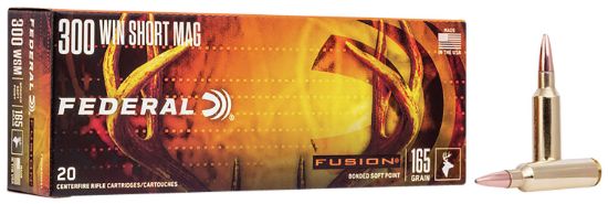 Picture of Federal F300wsmfs1 Fusion 300 Wsm 165 Gr Fusion Soft Point 20 Per Box/ 10 Case 