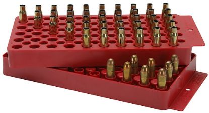 Picture of Mtm Case-Gard Lt150m30 Universal Loading Tray Red Multi-Caliber Plastic 50Rd 