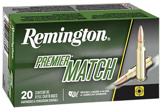 Picture of Remington Ammunition 27680 Premier Match 223 Rem 69 Gr Sierra Matchking Bthp 20 Per Box/ 10 Cs 