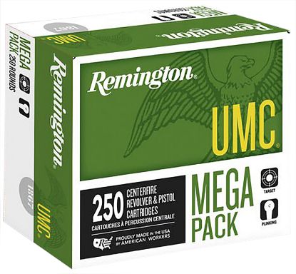 Picture of Remington Ammunition 23777 Umc Mega Pack 9Mm Luger 115 Gr Full Metal Jacket 250 Per Box/ 4 Case 