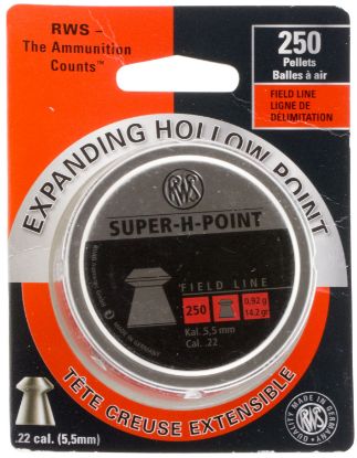 Picture of Rws/Umarex 2317404 Super-H Point Field Line 22 Lead Hollow Point/ 250 Per Tin 