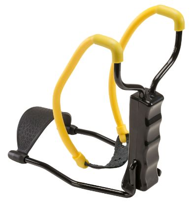 Picture of Umarex Usa 2219000 Nxg St11 Compact Slingshot Yellow Rubber Powerband Black Molded Handle 