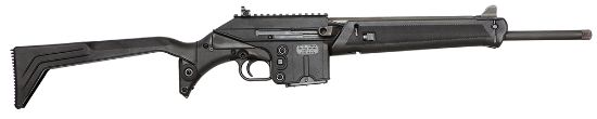 Picture of Kel-Tec Su16cblk Su-16 Sport Utility Carbine 5.56X45mm Nato Caliber With 16" Barrel, 10+1 Capacity, Black Parkerized Metal Finish, Black Underfolding With Storage Compartment Stock Right Hand 