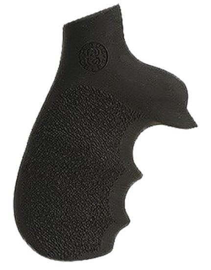 Picture of Hogue 73000 Overmolded Monogrip Black Rubber With Finger Grooves For Taurus Tracker, Judge 