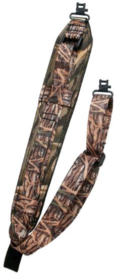 Picture of Outdoor Connection Ad20918 Super Sling 1" W Padded Mossy Oak Shadow Grass Nylon With Talon Qd Swivels For Rifle/Shotgun 