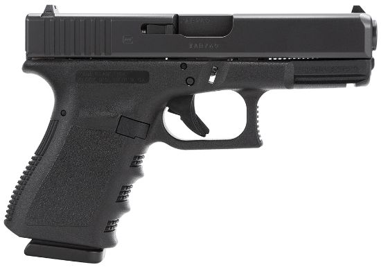 Picture of Glock Pi3850201 G38 Gen3 Compact 45 Gap 4.02" Barrel 8+1, Black Frame & Slide, Finger Grooved Rough Texture Grip, Safe Action Trigger 