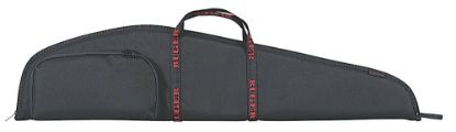 Picture of Ruger 27140 Rifle Case 40" Black Endura W/ Red Ruger Logo Accessory Pocket & Foam Padding 