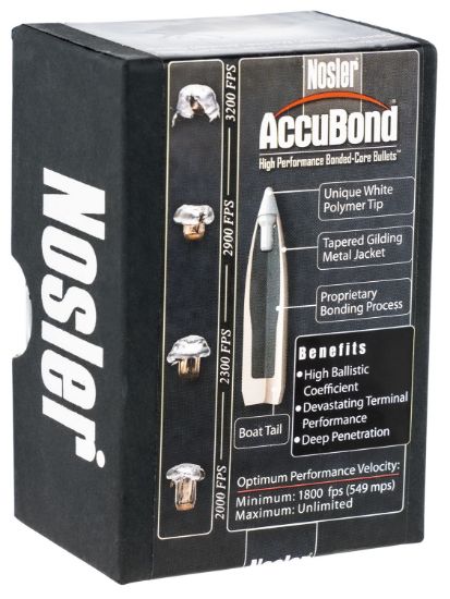 Picture of Nosler 56719 Accubond 30 Cal .308 150 Gr Spitzer Point Boat Tail/ 50 Per Box 