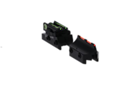 Picture of Truglo Tg960 Tru-Point Extreme Deer/Turkey Universal Shotgun Red Fiber Optic Green Fiber Optic Black 