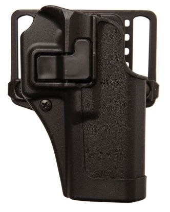 Picture of Blackhawk 410565Bkr Serpa Cqc Owb Matte Black Polymer Paddle Belt Loop Fits Springfield Xds Fits 3.30" Barrel Right Hand 