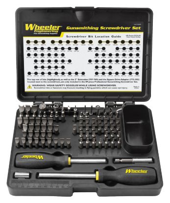 Picture of Wheeler 562194 Deluxe Gunsmithing Screwdriver Set 89 Pieces 