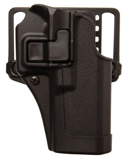 Picture of Blackhawk 410579Bkr Serpa Cqc Owb Size 79 Matte Black Polymer Belt Loop/Paddle Fits Hk Vp9/Vp40 Right Hand 