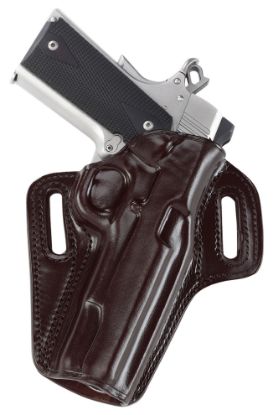 Picture of Galco Con266b Concealable Owb Black Leather Belt Slide Fits 1911 Right Hand 