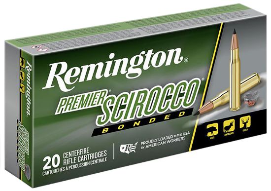 Picture of Remington Ammunition 29345 Premier Scirocco Bonded 300 Wsm 180 Gr Swift Scirocco Bonded 20 Per Box/ 10 Cs 