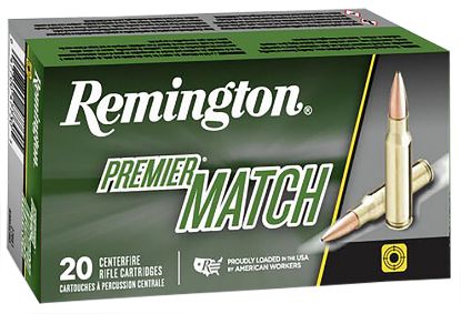 Picture of Remington Ammunition 21485 Premier Match 308 Win 168 Gr Sierra Matchking Bthp 20 Per Box/ 10 Cs 