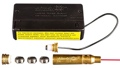 Picture of Aimshot Bs22320x Laser Boresighter Cartridge 223 Rem Brass 20X Brighter 