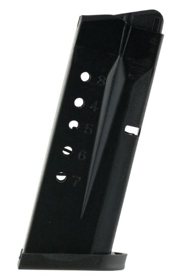 Picture of Promag Smi26 Standard 7Rd 9Mm Luger Fits S&W M&P Shield Blued Steel 