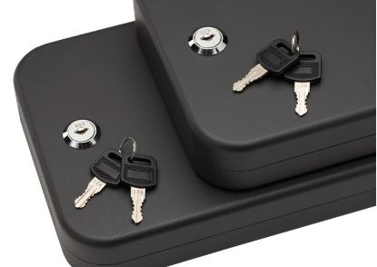 Picture of Snapsafe 75211 Lock Box Keyed Alike Xl Key Entry Black Steel Fireproof- Yes 2 Pack 