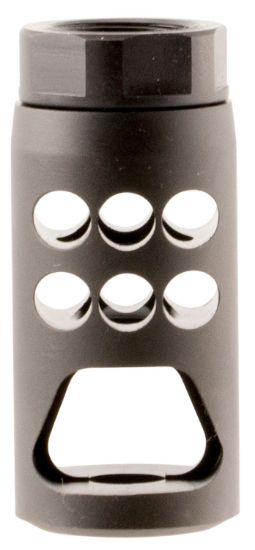 Picture of Ruger 90590 Hybrid Muzzle Brake Ruger Precision 7.62X51mm Nato Black Matte Steel With 5/8"-24 Tpi Threads, 2.20" Oal & 1" Diameter 