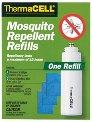 Picture of Thermacell R1 Repellent Refill Effective 15 Ft Odorless Scent Repels Mosquito Effective Up To 12 Hrs 1 Cartridge/3 Mats 