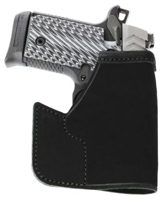 Picture of Galco Pro652b Pocket Protector Black Leather Fits S&W M&P Shield/Plus/2.0 Ambidextrous 