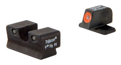 Picture of Trijicon 600752 Hd Night Sights Night Sight Set Front Green/Orange Outline, Rear Green/Black Outline, Black Frame, Fits Springfield Armory Xd-S/Xd-E (Excluding Osp Models) Dovetail Mount 