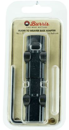 Picture of Burris 410991 Ruger-To-Weaver Base Adapter Matte Black 