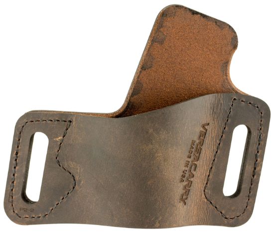 Picture of Versacarry Wbowb22 Protector S1 Owb Distressed Brown Leather Belt Slide Fits Browning Hi-Power Right Hand 
