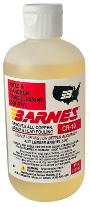Picture of Barnes Bullets 30755 Cr-10 Bore Cleaner 8 Oz Squeeze Bottle 