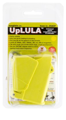Picture of Maglula Up60l Uplula Loader & Unloader Double & Single Stack Style Made Of Polymer With Lemon Finish For 9Mm Luger, 45 Acp Pistols 