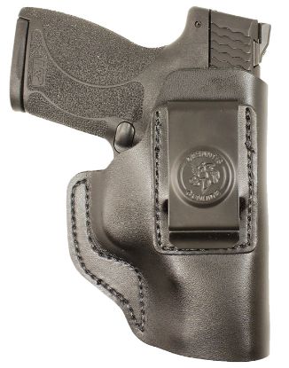 Picture of Desantis Gunhide 031Ba5ez0 Insider Iwb Black Leather Belt Clip Fits S&W M&P 45/Shield M2.0 9/40 Right Hand 