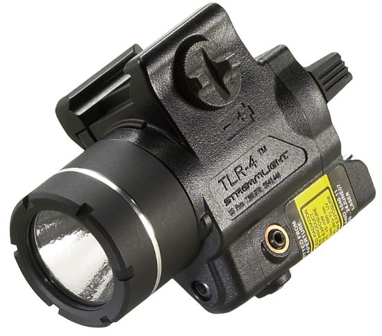 Picture of Streamlight 69241 Tlr-4 Gun Light Black 170 Lumens White C4 Led/Red Laser Hk Usp Compact 