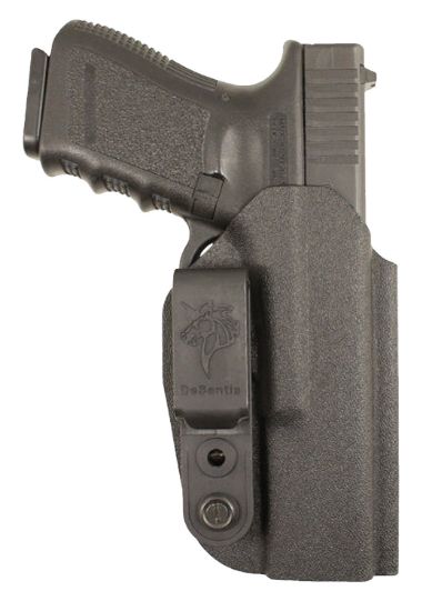 Picture of Desantis Gunhide 137Kjb2z0 Slim-Tuk Iwb Black Kydex Belt Clip Fits Glock 17 Ambidextrous 