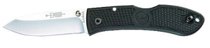 Picture of Ka-Bar 4062 Dozier Hunter 3" Folding Drop Point Plain Aus-8A Ss Blade, Black Zytel Handle, Includes Pocket Clip 