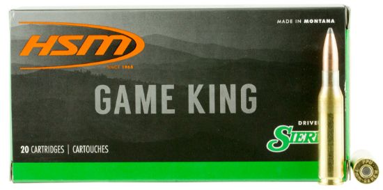 Picture of Hsm 7Mm087n Game King 7Mm-08 Rem 140 Gr Sierra Gameking Spitzer Boat Tail 20 Per Box/ 25 Case 