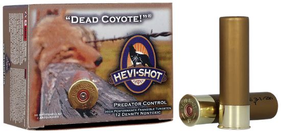 Picture of Hevi-Shot Hs43035 Dead Coyote 12 Gauge 3.50" 1 5/8 Oz Tungsten T Shot 10 Per Box/ 10 Case 