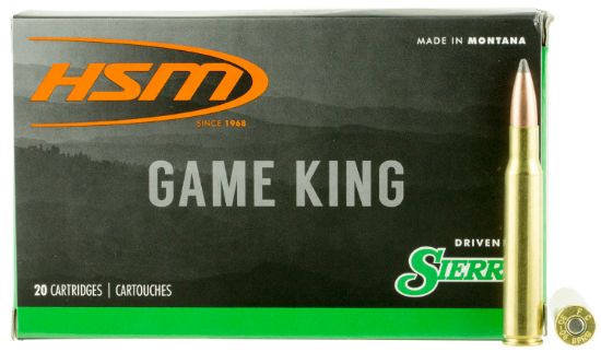 Picture of Hsm 300640N Game King 30-06 Springfield 165 Gr Sierra Gameking Spitzer Boat Tail 20 Per Box/ 20 Case 