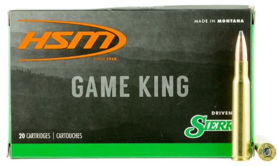 Picture of Hsm 300641N Game King 30-06 Springfield 180 Gr Sierra Gameking Spitzer Boat Tail 20 Per Box/ 20 Case 