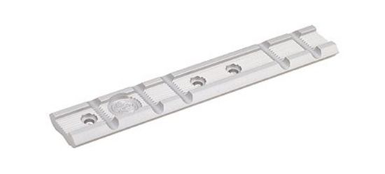 Picture of Ruger 90224 Scope Base Adapter Silver Aluminum Fits Ruger Mark Ii/Iii/Mark Iv/22/45 Weaver Mount 