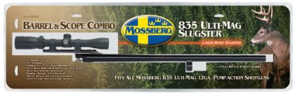 Picture of Mossberg 90835 Oem 12 Gauge 24" Slug Barrel W/Cantilever Mount, Fully-Rifled Bore & Blued Finish, For Use W/Mossberg 835 Ulti-Mag, Includes 3-9X40mm Scope 