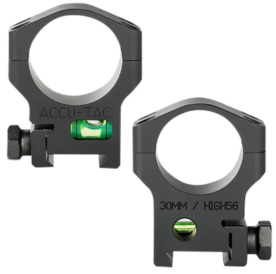 Picture of Accu-Tac Hsr300 30 Mm Scope Rings Flat Black 