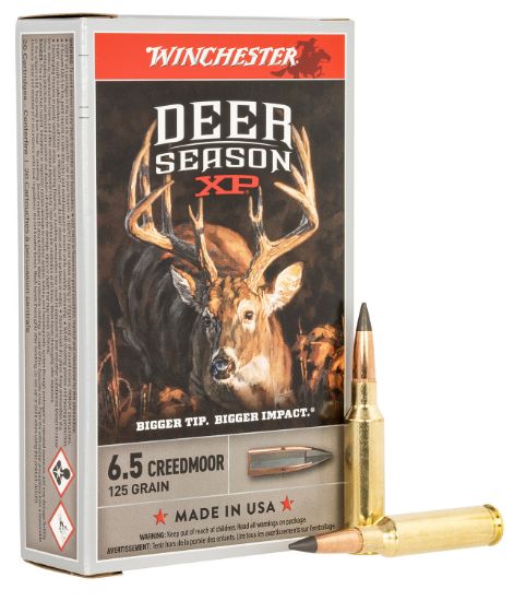 Picture of Winchester Ammo X65ds Deer Season Xp 6.5 Creedmoor 125 Gr Extreme Point 20 Per Box/ 10 Case 