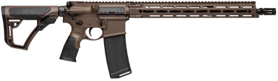 Picture of Daniel Defense 0212802338047 Ddm4 V7 5.56X45mm Nato 30+1 16" Threaded Barrel W/Flash Suppressor, Mil-Spec Brown Cerakote, 6 Position Stock W/Softtouch Overmolding 