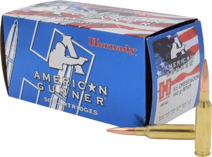 Picture of Hornady 81482 American Gunner 6.5 Creedmoor 140 Gr Hollow Point Boat Tail 50 Per Box/ 10 Case 