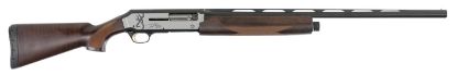 Picture of Browning 011412605 Silver Field Micro Midas 20 Gauge 26" 3" 4+1, Alloy Receiver With Silver/Matte Black Bi-Tone Finish, Satin Turkish Walnut Stock With Cut Checkering (Compact) 