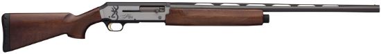 Picture of Browning 011412606 Silver Field Micro Midas 20 Gauge 24" 3" 4+1, Alloy Receiver With Silver/Matte Black Bi-Tone Finish, Satin Turkish Walnut Stock With Cut Checkering (Compact) 