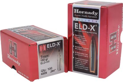 Picture of Hornady 2826 Eld-X 7Mm .284 150 Gr Extremely Low Drag Expanding 100 Per Box/ 15 Case 