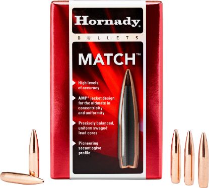 Picture of Hornady 24561 Eld Match 6Mm .243 108 Gr Extremely Low Drag Match 100 Per Box/ 25 Case 