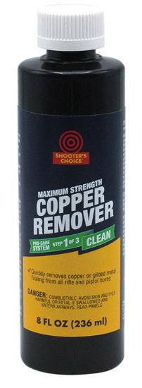 Picture of Shooters Choice Crs08 Copper Remover Extra Strength Removes Copper Fouling 8 Oz Bottle 